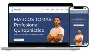 Marcos Tomasi -Diseño de marca personal - Sistema de agendamiento y automatización - Modelo de Negocio y Mentoring desarrollado por Intus Funnel